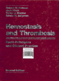 Image of Hemostasis and Thrombosis Second Edition : Basic Principles and Clinical Practice