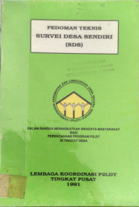 Image of Pedoman Teknis Survei Desa Sendiri ( SDS )