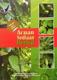 Image of Acuan sediaan herbal volume ke 7